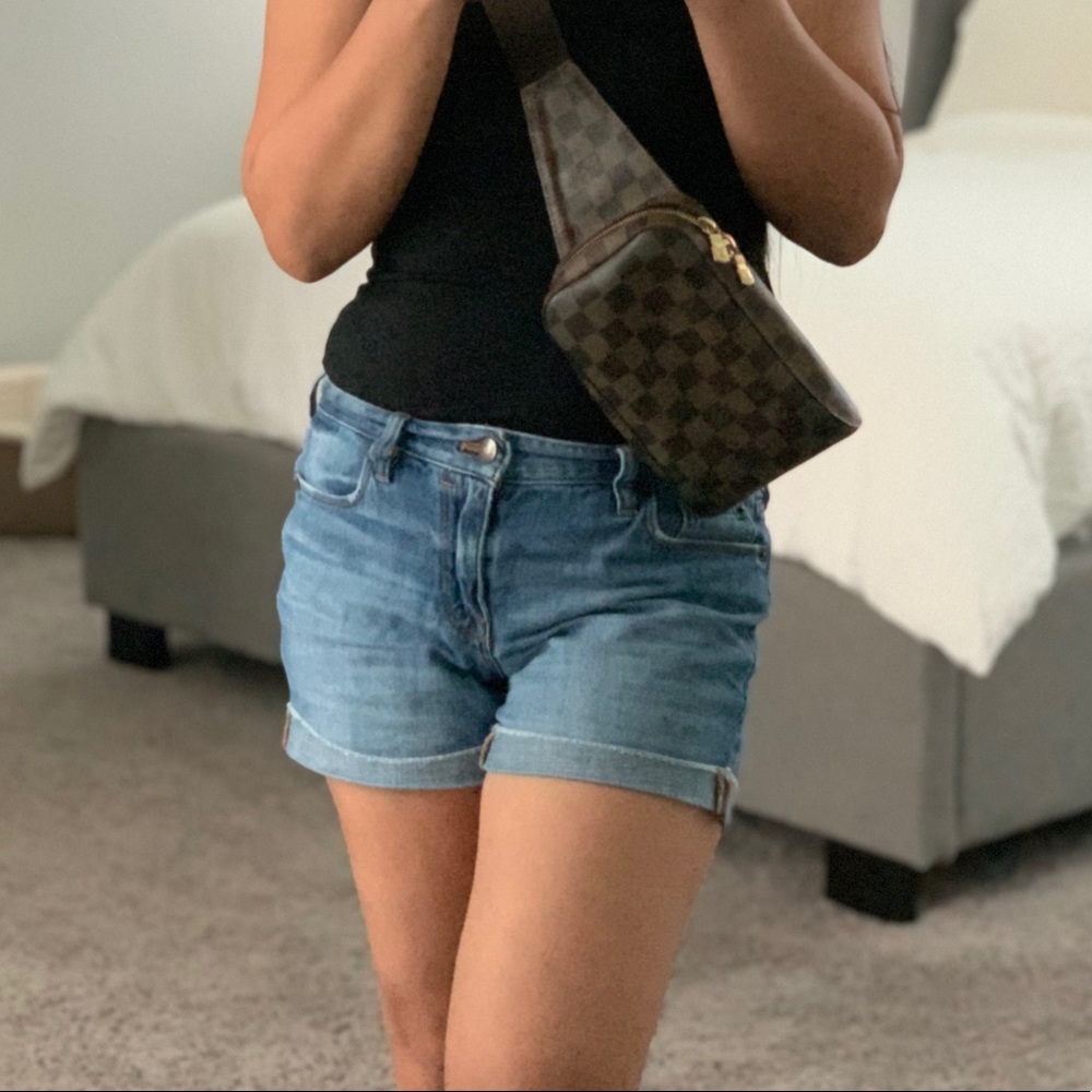 LOUIS VUITTON DAMIER EBENE GERONIMO FANNY PACK